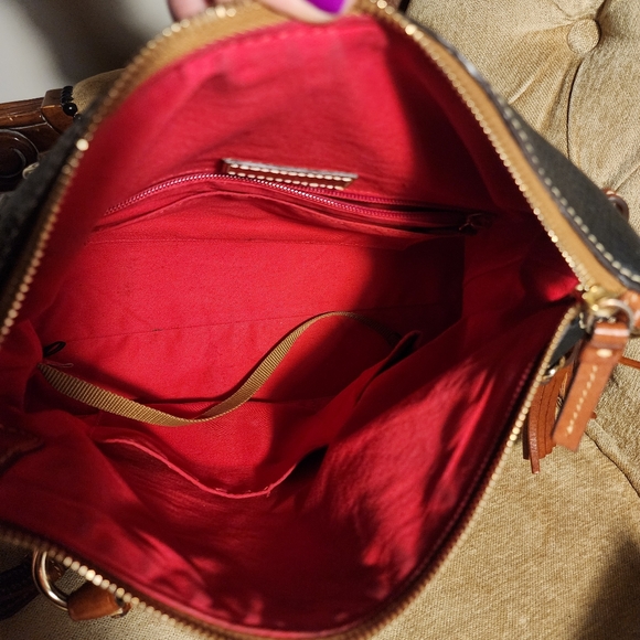 Dooney & Bourke braided pebble grain satchel - Picture 7 of 7